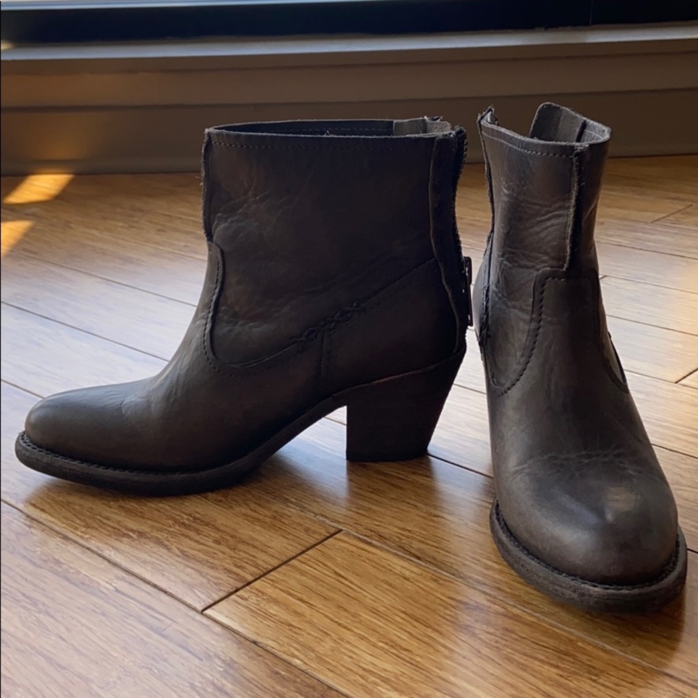 Frye Booties in Smoke